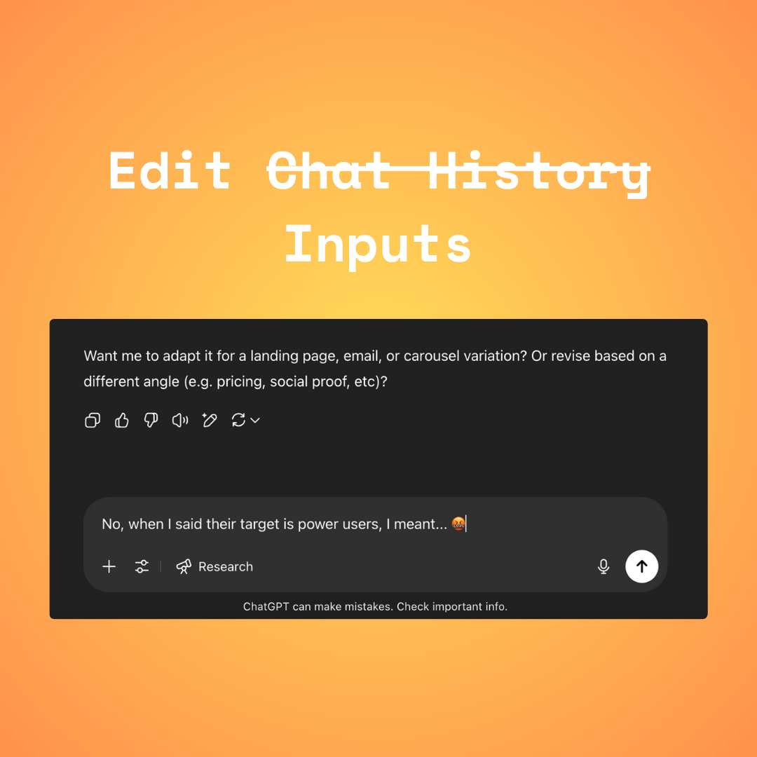 Skip the Chat Editing